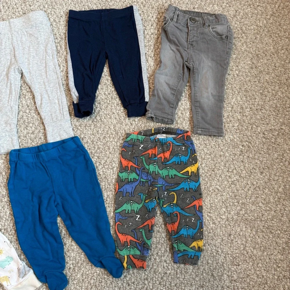 Baby Toddler‎ Boy Pants Bundle Size 3-6 Months Childrens Place Carters Jeans